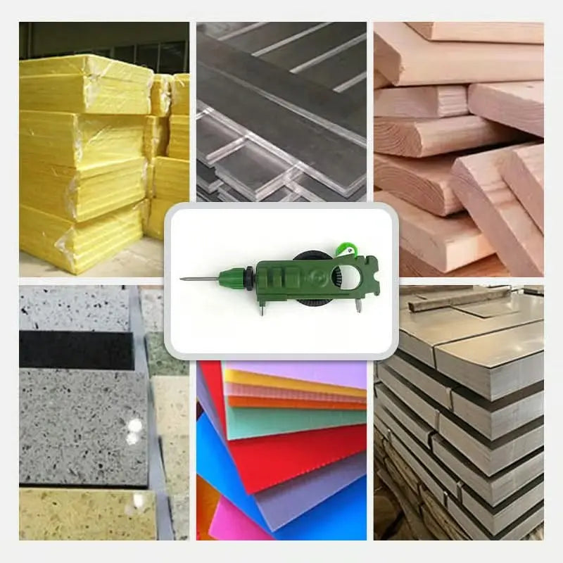 Multifunctional Glass Cutter with Drilling and Grinding Function