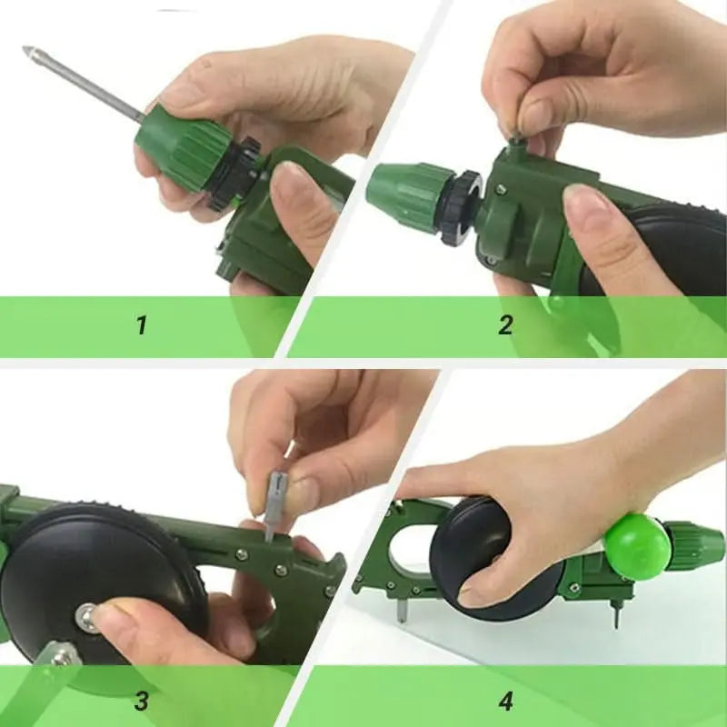 Multifunctional Glass Cutter with Drilling and Grinding Function