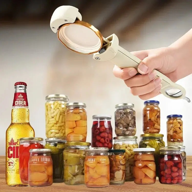 Multifunctional Magnet Can Opener – Safe and Effortless Opening