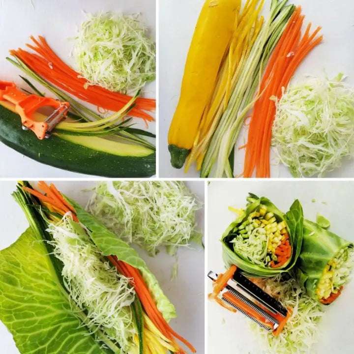 Multifunctional Fruit and Vegetable Peeler with Grater