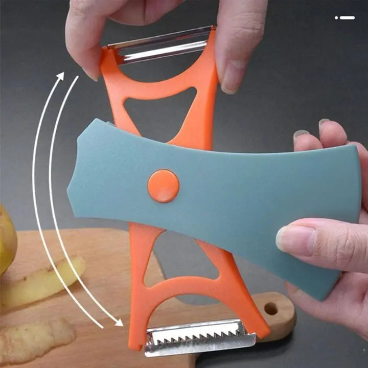 Multifunctional Fruit and Vegetable Peeler with Grater