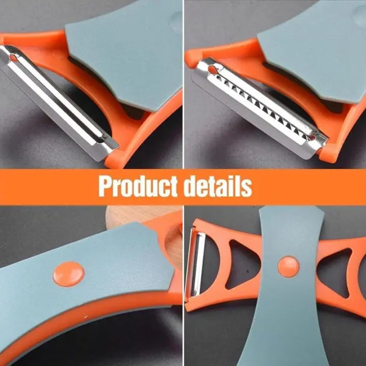 Multifunctional Fruit and Vegetable Peeler with Grater