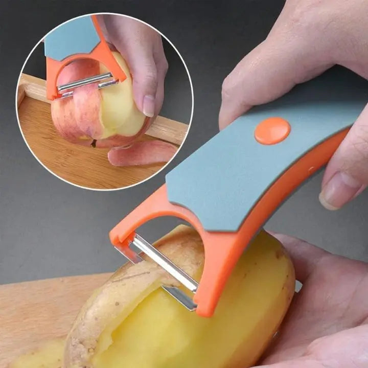 Multifunctional Fruit and Vegetable Peeler with Grater