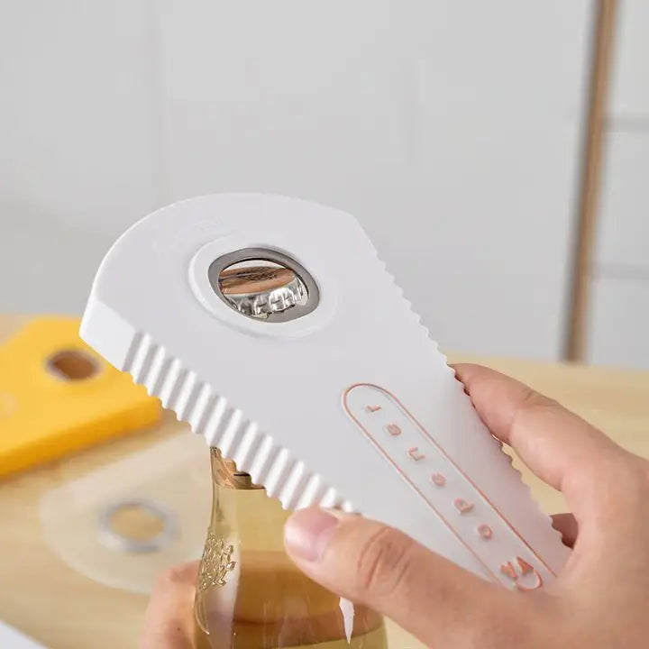Multifunctional opener for bottles, cans & jars