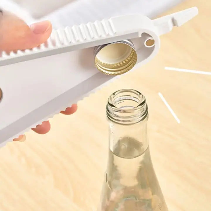 Multifunctional opener for bottles, cans & jars