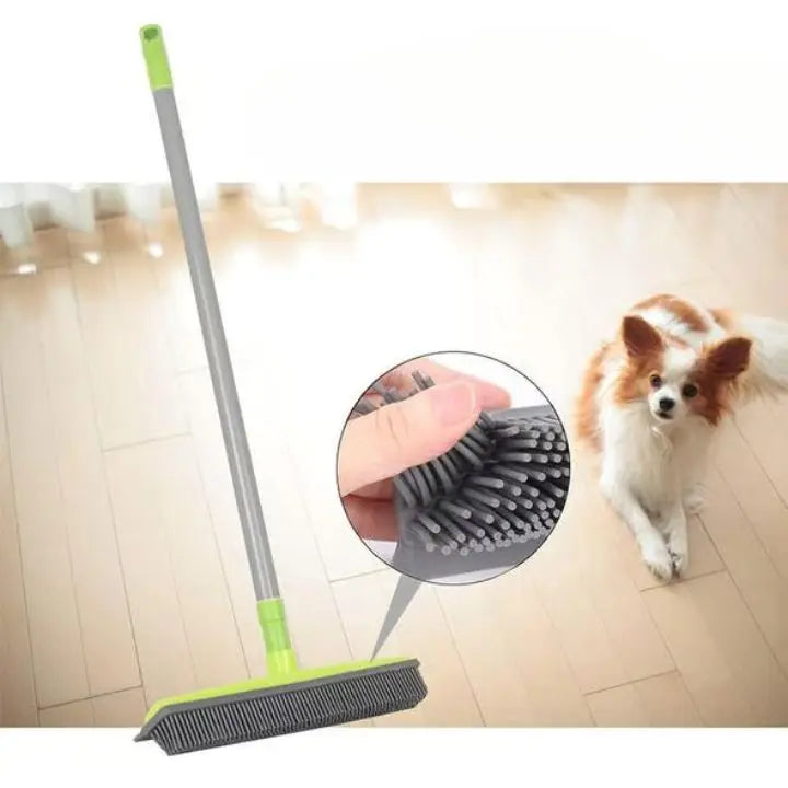 Multifunctional Pet Hair Removal Broom – Rubber Brush