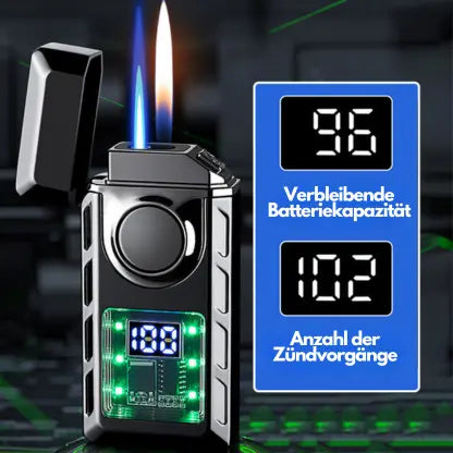 Multifunctional Double Flame Lighter