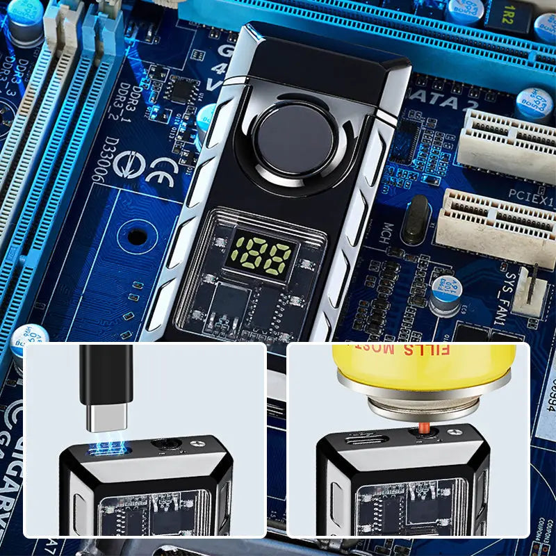 Multifunctional Double Flame Lighter