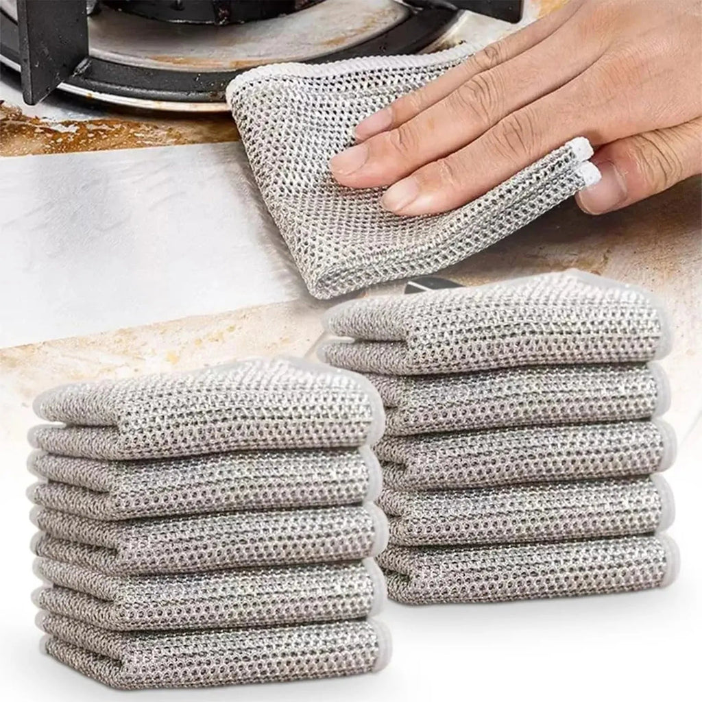 Multifunctional wire cleaning cloth for effortless cleaning (5+5)