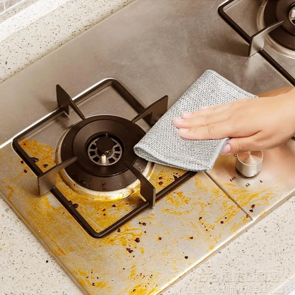 Multifunctional wire cleaning cloth for effortless cleaning (5+5)