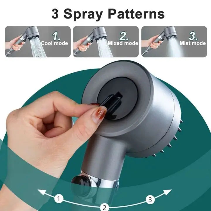 Multifunctional High Pressure Showerhead Set