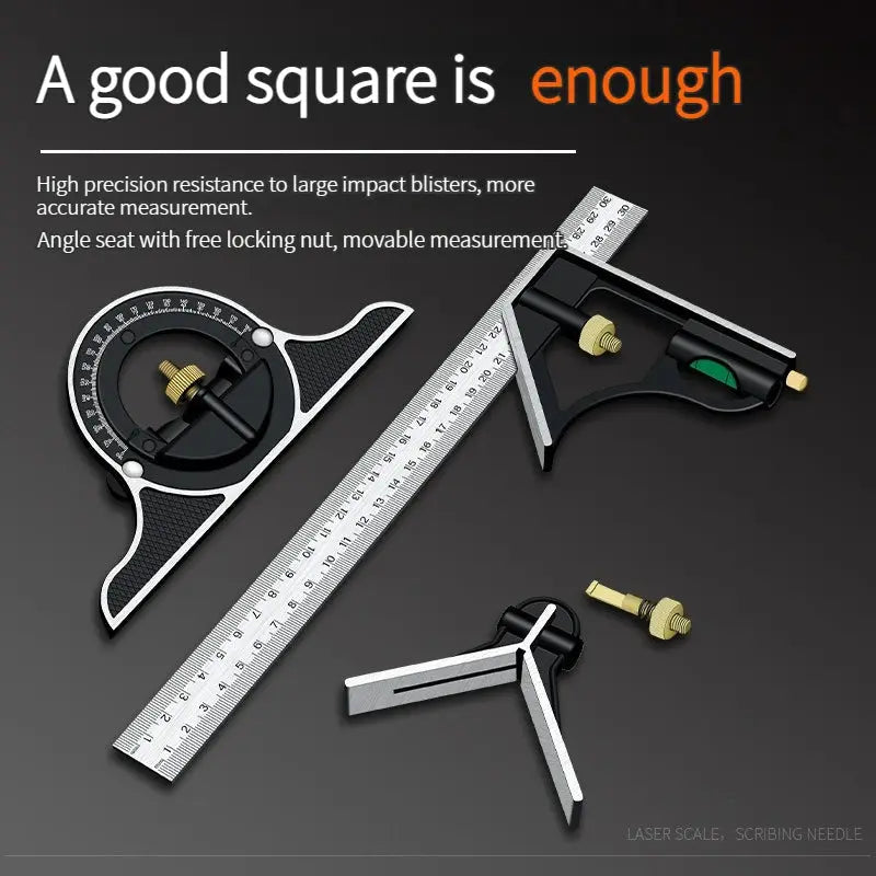 Multifunctional Corner Measuring Set – Precision Measuring Tool for Carpentry Work