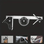 Multifunctional Corner Measuring Set – Precision Measuring Tool for Carpentry Work