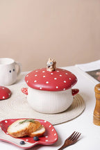 Mushroom-shaped plate