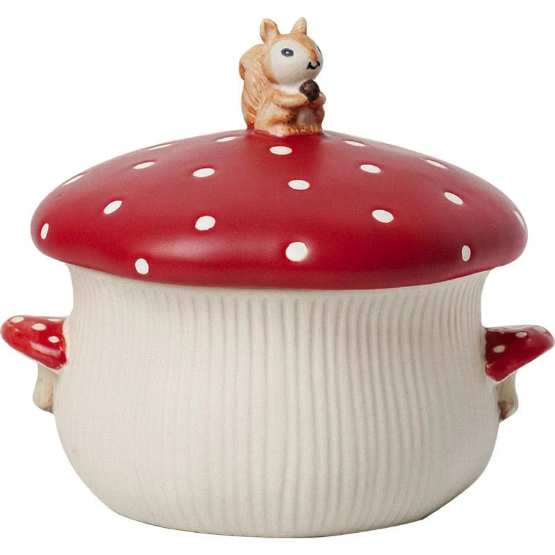 Mushroom-shaped plate