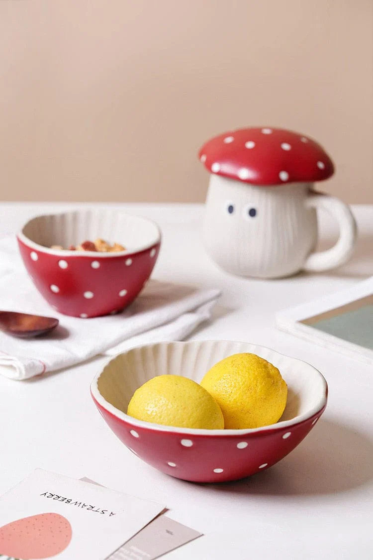 Mushroom-shaped plate