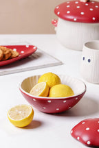 Mushroom-shaped plate