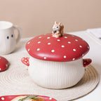 Mushroom-shaped plate