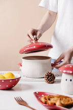 Mushroom-shaped plate