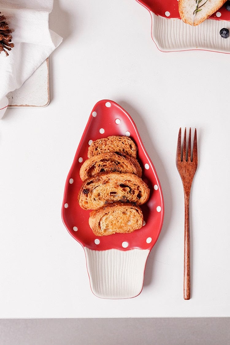 Mushroom-shaped plate