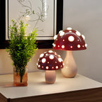 LumiFungi – Luxury LED Table Lamp with Mood-Filled Mushroom Design and Dimmable Light