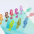 Music note paper clips – for school, office & creative gifts