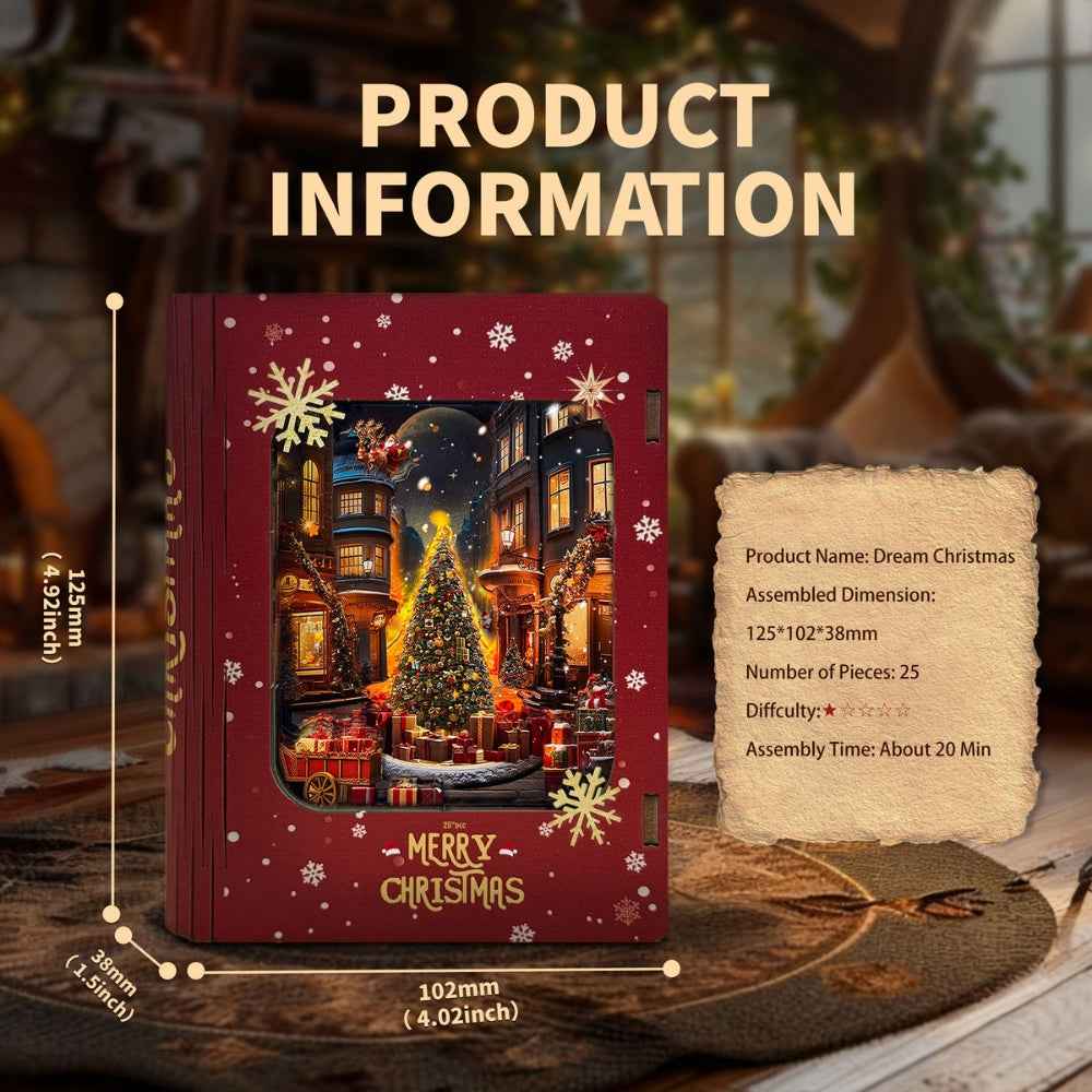 Mystic Realm Nightlight 3D Acrylic Book Night Light
