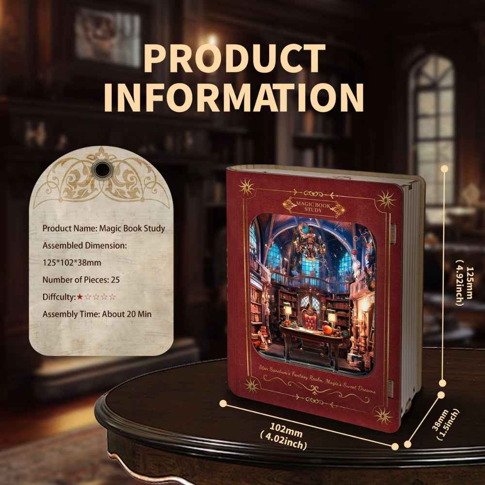 Mystic Realm Nightlight 3D Acrylic Book Night Light