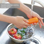 Robust sieve bowl for efficient work in the kitchen