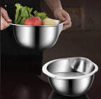 Robust sieve bowl for efficient work in the kitchen