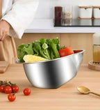 Robust sieve bowl for efficient work in the kitchen