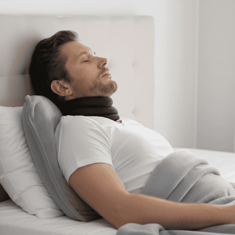 Neck support for peaceful sleep