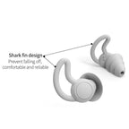 Soft silicone earplugs to reduce noise for better sleep