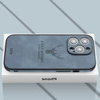 Deer - Luxury Leather iPhone Case with Stylish Design and Shockproof Protection