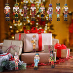 Elegant Nutcracker Soldier Set with Festive Finish