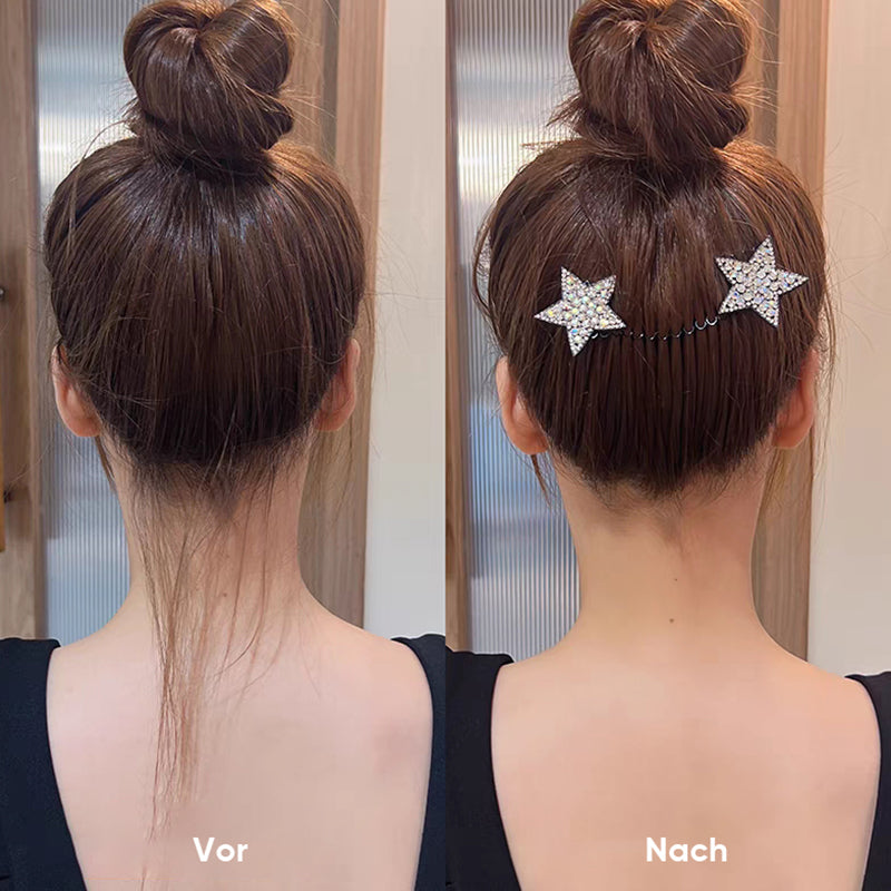 Invisible star hairpin