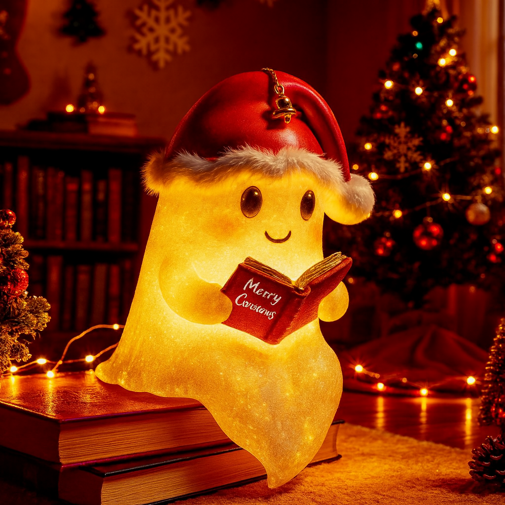 GhostGlow | Christmas Spirit Warm Light Decoration for Festive Decoration