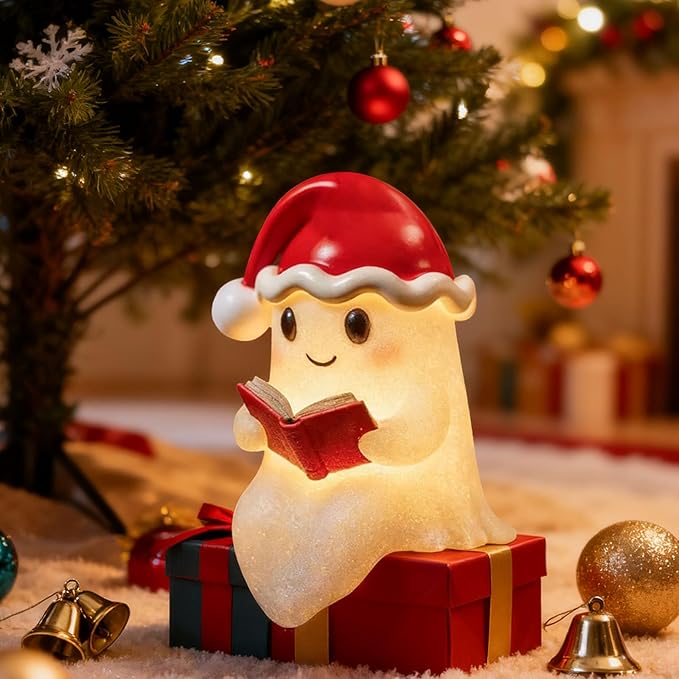 GhostGlow | Christmas Spirit Warm Light Decoration for Festive Decoration