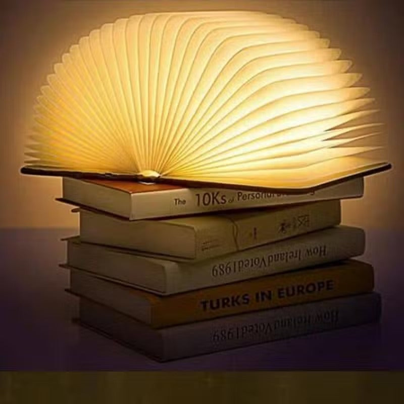 Nightstand lamp book