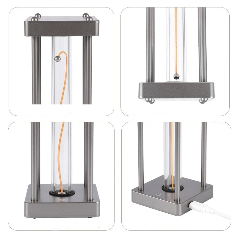 Nightstand Lamp Industrial Dimmable