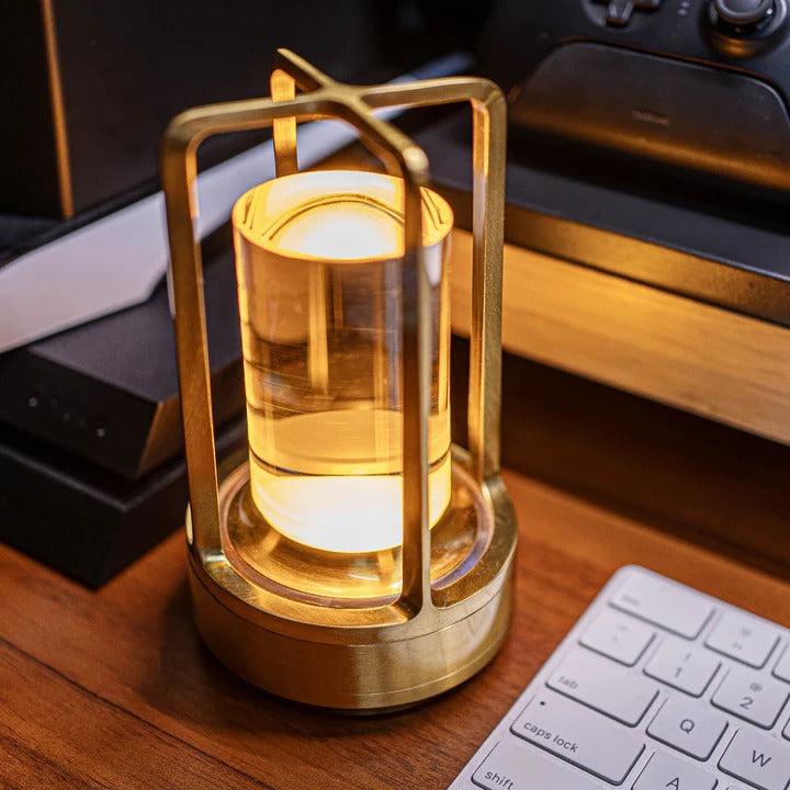 Nightstand Lamp Metal Retro