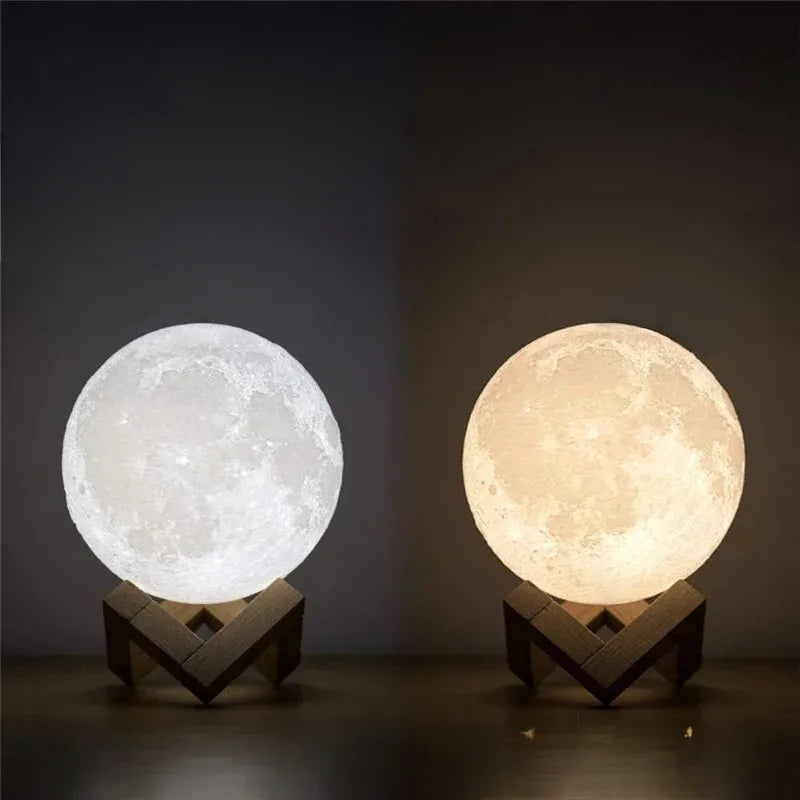 Nightstand lamp Moon
