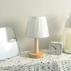 Pleated Nightstand Lamp
