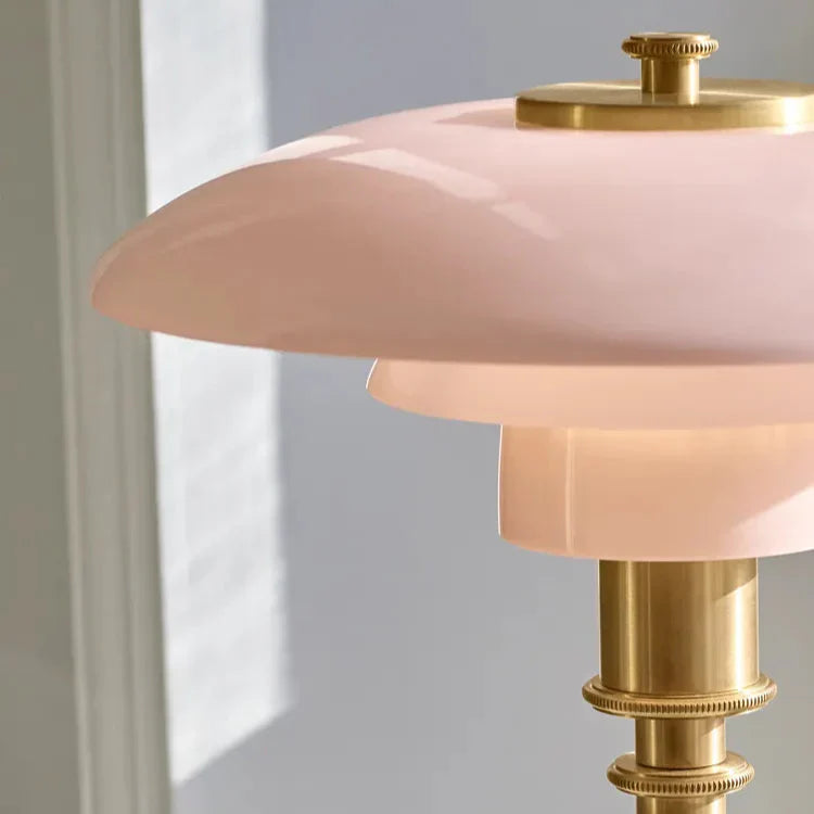 Nightstand Lamp Pink Vintage