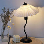 Nightstand lamp with shade