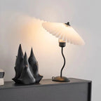 Nightstand lamp with shade