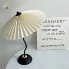 Nightstand lamp with shade