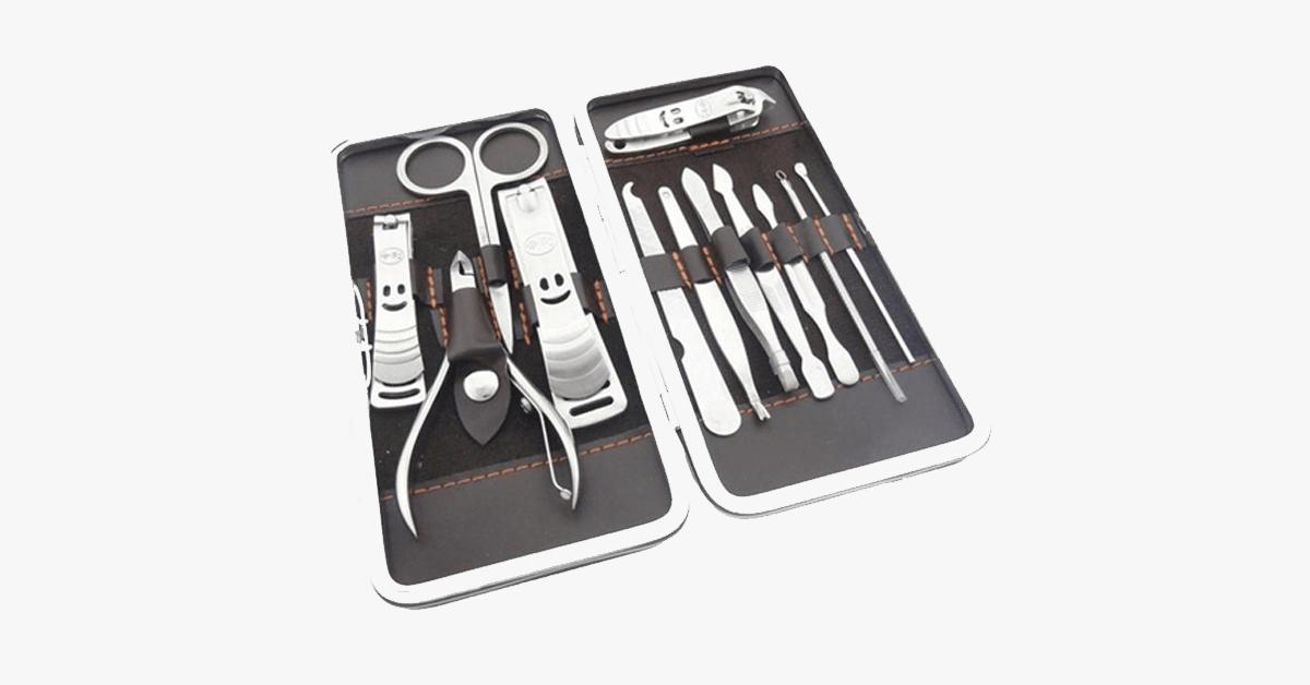 12-piece nail clipping set