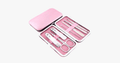 7-piece nail clipper set - Comes in a pink case - Perfect for manicure!