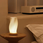 USB-Driven & Elegant Wave-Design Table Lamp | WaveGlow